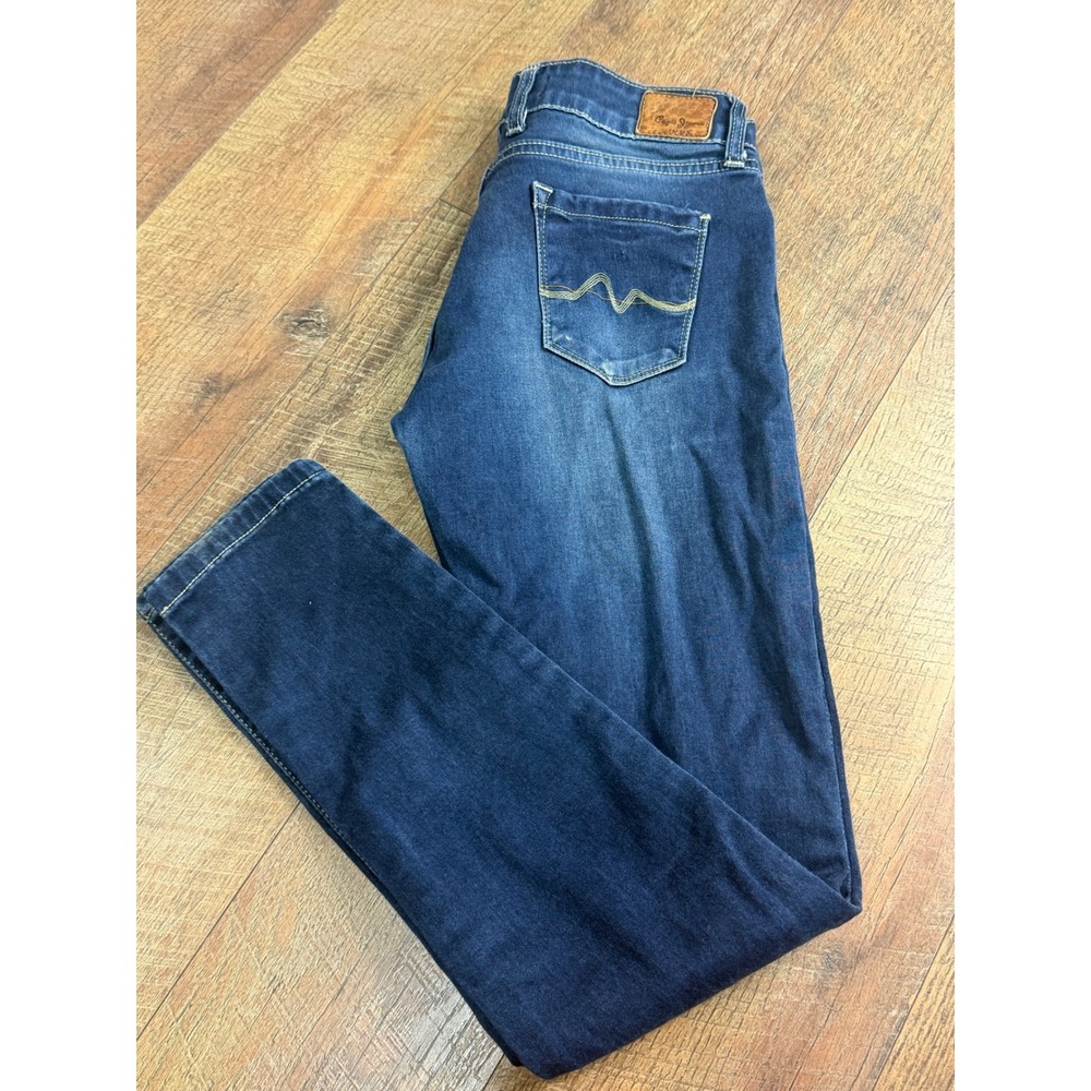 Pepe Jeans London Lola Skinny Jeans Dark Wash Denim Blue Women 26x30